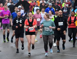 WOLVERHAMPTON COPYRIGHT NATIONAL WORLD  TIM THURSFIELD -23/03/25Wolverhampton 10K run, from Molineux Stadium.