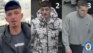 Images have been released of people West Midlands Police want to speak to in connection with the thefts. Photo: West Midlands Police