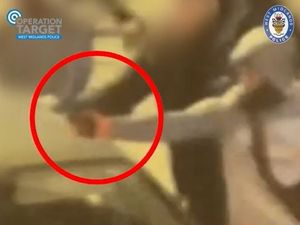 Supporting image for story: Watch the moment 'arrogant' criminal brandished imitation gun at people outside Dudley nightclub