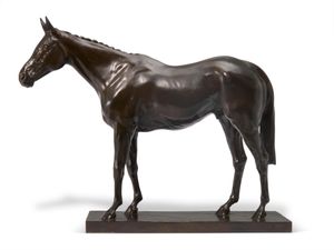 Supporting image for story: Race horse sculpture by Sir Alfred Munnings to be sold at auction