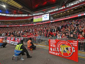 Supporting image for story: "Not good enough": Disappointment for Walsall FC fans as their team suffer Wembley final heartbreak