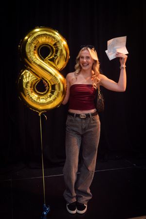 GCSE results day celebrations 