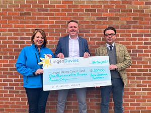 Supporting image for story: County auctioneers support cancer charity to raise awareness