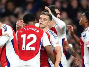 Leandro Trossard scored Arsenal's second against Crystal Palace