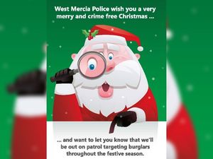 Supporting image for story: Detectives send cheeky Christmas cards to known burglars and car thieves as a warning