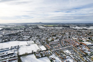 A snowy Newport, captured on Tuesday, January 6. Photo: Euan Manning Photography