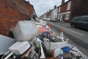 Dalkeith Street, Walsall, where flytipping in the street has not reduced, infact it seems to of got bigger