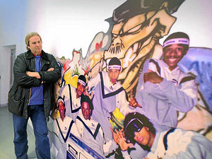 Supporting image for story: Artist Goldie is inspiration for Martin's gallery display