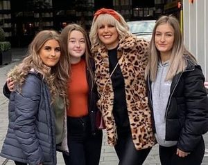 Laura and her three girls Ellie, Lily and Jade