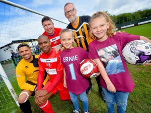 Supporting image for story: Football stars line up in memory of baby Ernie 