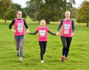 From left, Dagmara Pogorska, Blanka Pogorska, aged nine, and Otylia Babicz, all of Telford