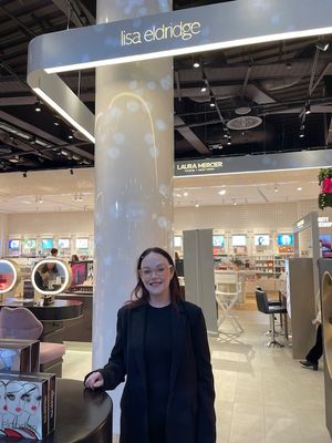 Lisa Eldridge counter at the new look Selfridges beauty hall in Birmingham