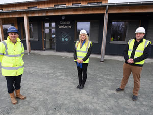 Supporting image for story: Milestone for first ever Passivhaus school in Powys