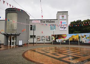 The library was temporarily moved to The Wakes in March last year, as work began on the redevelopment of its previous home in the theatre