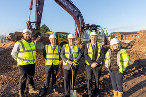 Representatives from The Wrekin Housing Group, Telford and Wrekin Housing Group and Lovell Partnerships.