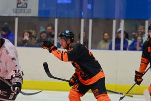 Louei Newell, scorer of Telford Tigers' second goal of the night. Picture: Edward Bowen 