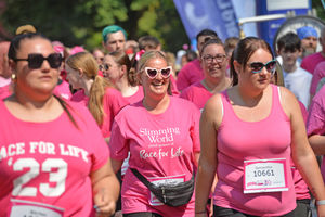 The Cancer Research UK Race for Life (5k) in West Park, Wolverhampton.