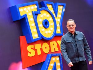 Supporting image for story: Tom Hanks conceived Woody catchphrase ‘there’s a snake in my boot’ in Toy Story