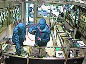 Supporting image for story: Battering ram jewel raid thief gets eight years