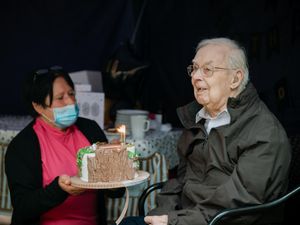 Supporting image for story: Sedgley family man Ted celebrates turning 100 
