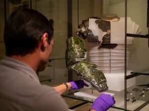 Supporting image for story: ‘Rare and special’ piece of Roman armour on display in Scotland for first time
