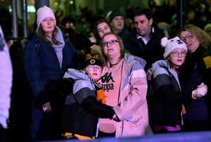 Families turned out in force.