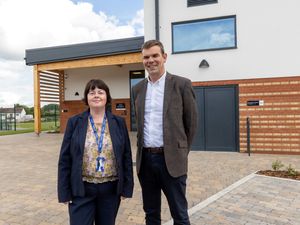 Supporting image for story: Building contractor hands over keys for new Shropshire primary school  
