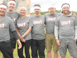 Supporting image for story: Team get muddy for charity