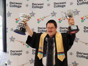Supporting image for story: 'Everyone is so proud' - Tears, laughter and celebration as Derwen College marks student graduations