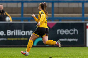 Amber Hughes wins it for Wolves Women (Picture: Euan Manning)
