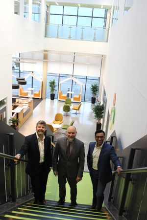 Anthony Burns, Nigel Babb, Professor Prashant Pillai