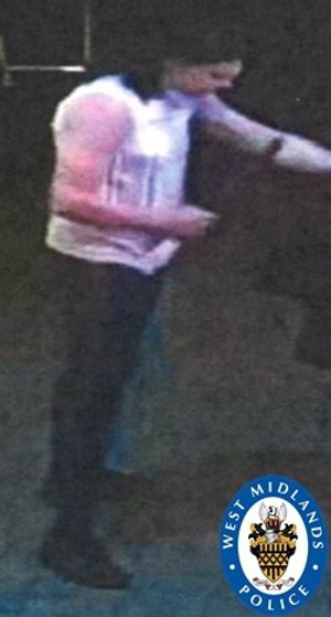 CCTV of Christopher Taylor in disguise