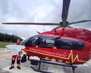 Telford law firm MFG have donated over £3,000 to the Midlands Air Ambulance charity