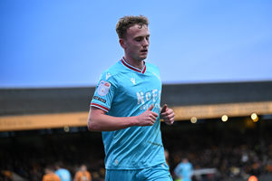 Ryan Finnigan cuts a disappointed figure during Walsall's defeat to Cambridge.