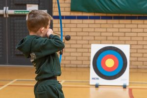 Soft archery is among the activities on offer to young people over the summer break.