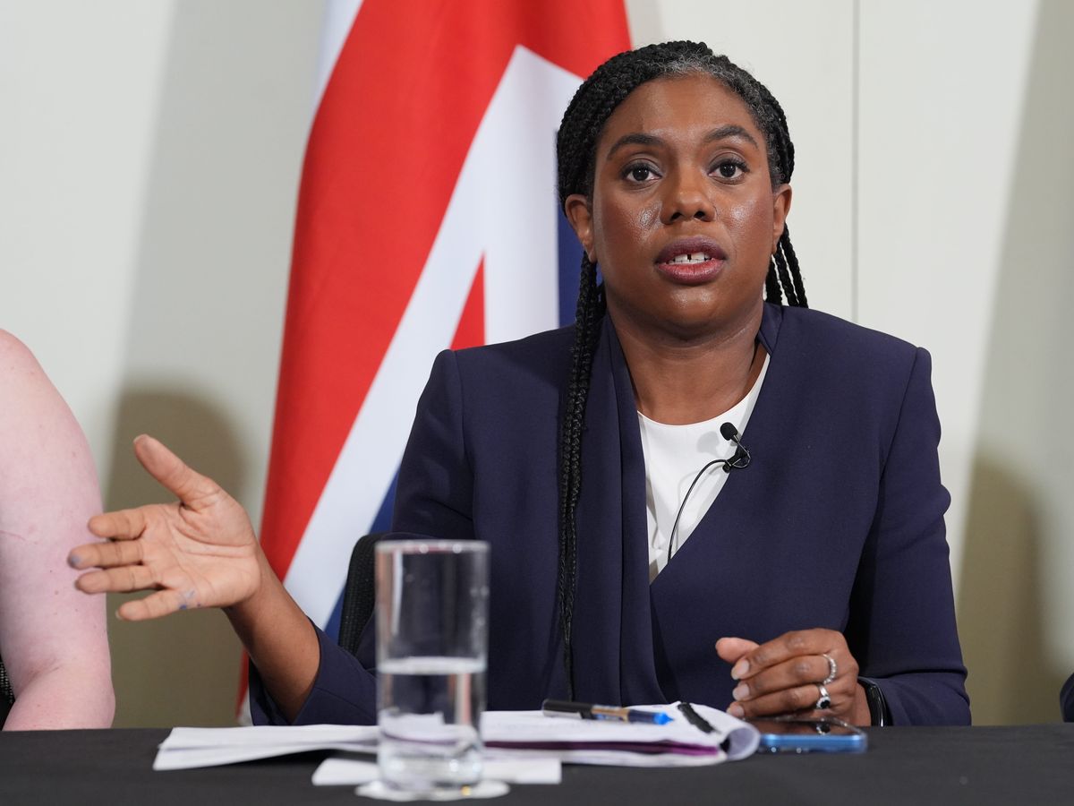Tory leader Kemi Badenoch says BBC ‘should not show’ Kneecap at Glastonbury