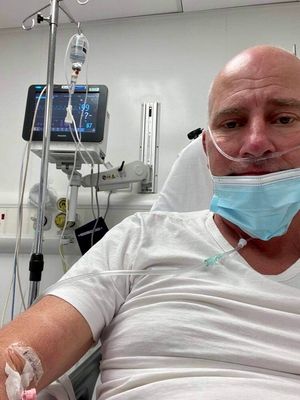 Birmingham businessman Gary Moore spent weeks in hospital and almost died as a result of coronavirus. PIC: Gary Moore