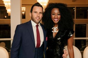 James O'Keefe with wife Beverley Knight