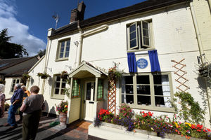 The plaque at the house in Ironbridge