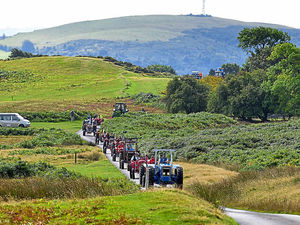 Supporting image for story: Long Mynd charity parade has the tractor factor