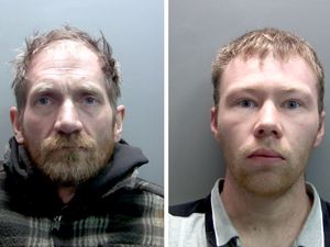 Police mugshots of Daniel Graham and Adam Carruthers