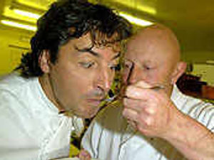 Supporting image for story: Novelli cooks up a treat with Rag's staff