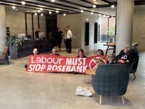 Supporting image for story: Vicars hold church service in Labour HQ to protest against oil field licence