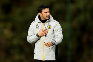 Oscar Caro during Wolves training (Getty)