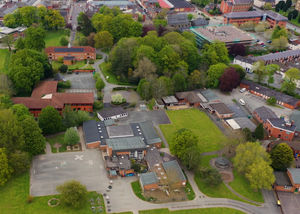 The site near Newtown Town Centre where the medical hub could be built.