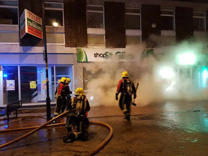 Supporting image for story: PICTURED: Firefighters battle severe Bilston shop blaze