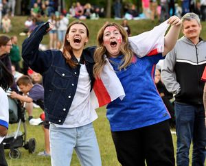 Celebrations after England win the Euros