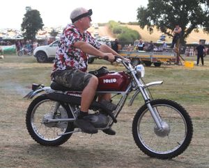 A rare Romeo Scorpian trail bike. Image by E A Bates