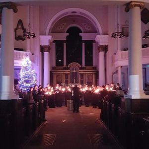 The choir in St Chad's Church Shrewsbury