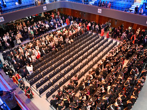 Supporting image for story: In pictures: Wolverhampton students take to The Halls for poignant graduation ceremony
